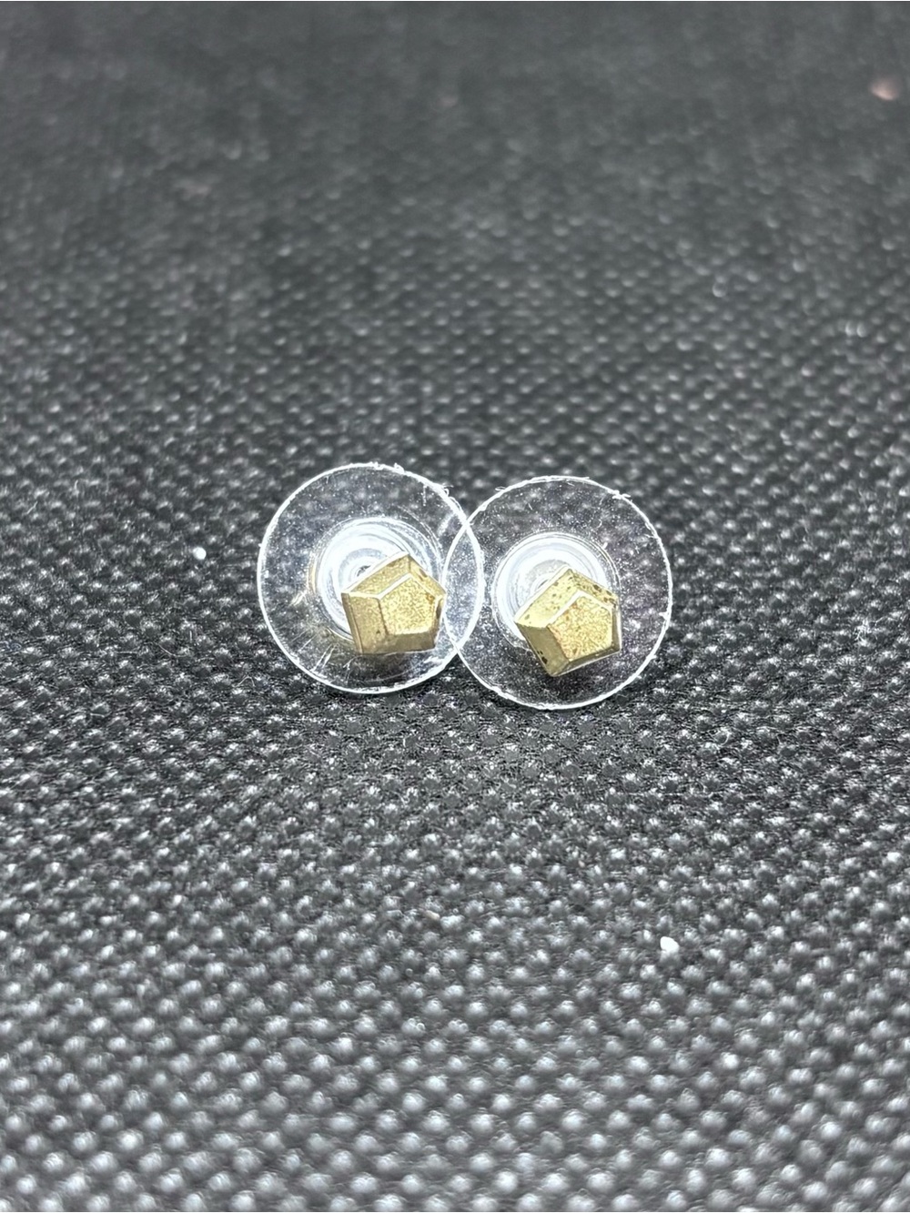 Silpada Set of 3 Brass and CZ Stud Earrings (KRP0051)
